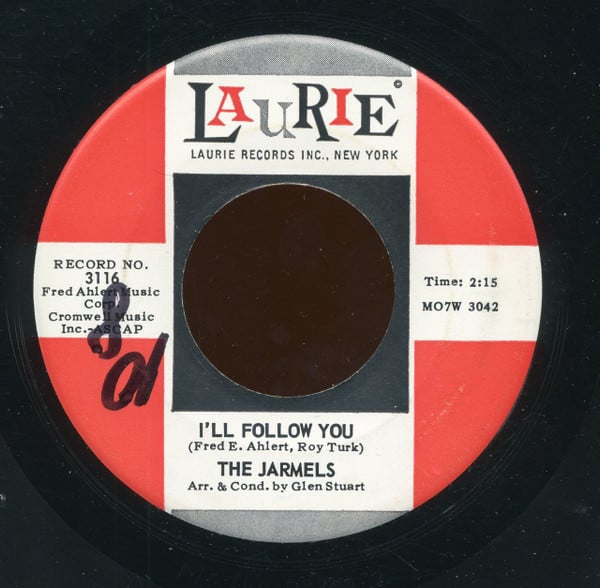 The Jarmels : I'll Follow You / Gee Oh Gosh (7")