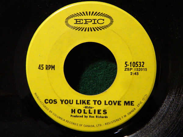 The Hollies : He Ain't Heavy, He's My Brother (7", Single)