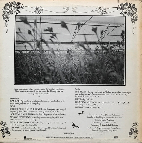 Leo Kottke : Greenhouse (LP, Album)