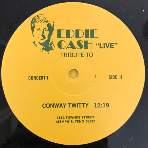 Eddie Cash : Eddie Cash Live: A Concert In Tribute - Concert 1 (LP, Album)