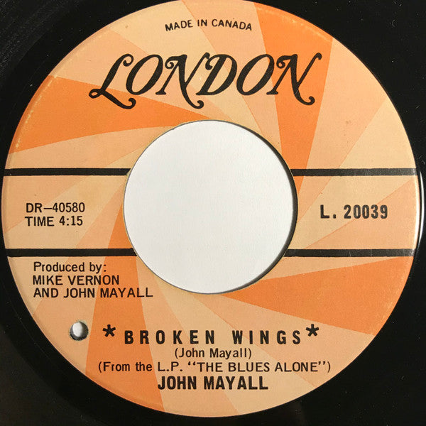 John Mayall : Broken Wings (7", Single)