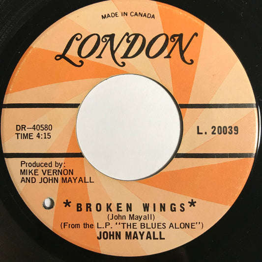 John Mayall : Broken Wings (7", Single)