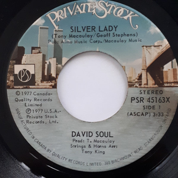 David Soul : Silver Lady (7")