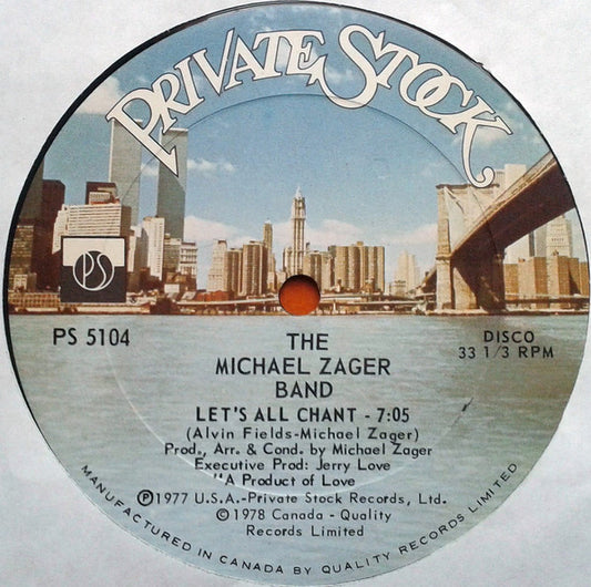 The Michael Zager Band : Let's All Chant / Love Express (12")