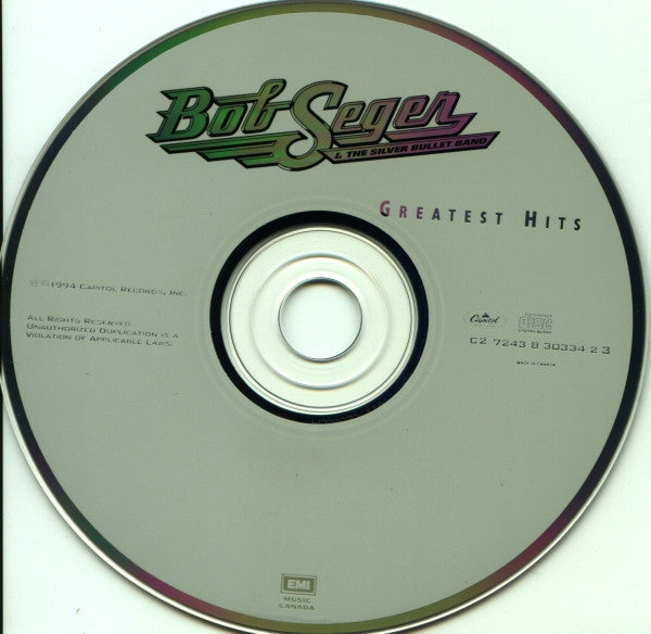 Bob Seger & The Silver Bullet Band* : Greatest Hits (CD, Comp, RP)