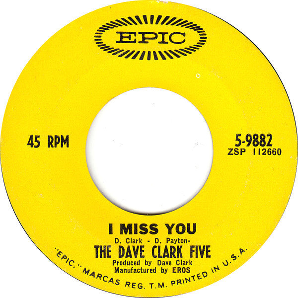 The Dave Clark Five : At The Scene (7", Single)