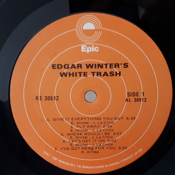 Edgar Winter's White Trash : Edgar Winter's White Trash (LP, Album, RP)