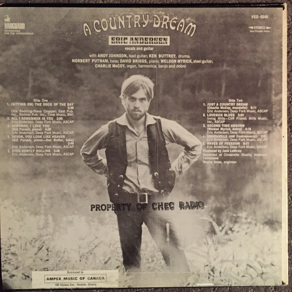 Eric Andersen (2) : A Country Dream (LP, Album)