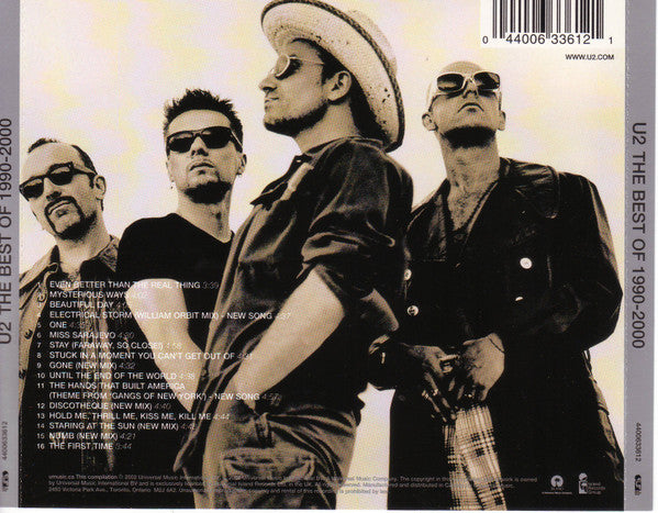 U2 : The Best Of 1990-2000 (CD, Comp, RM)