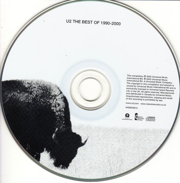 U2 THE BEST OF 1990-2000 サイン入り