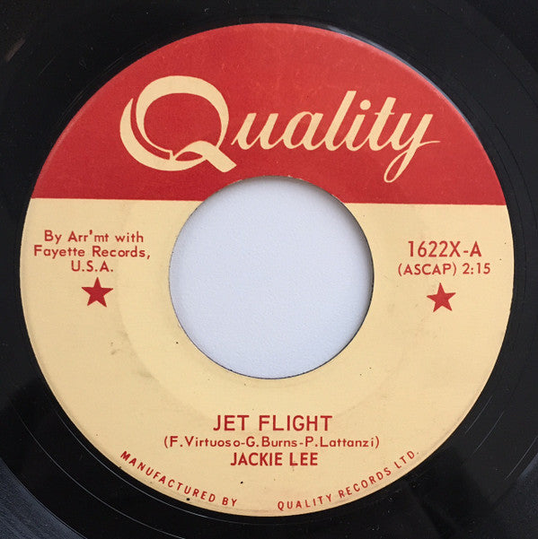 Jackie Lee (5) : Jet Flight / Little Mary (7", Single)