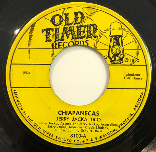 Jerry Jacka Trio : Chiapanecas / La Raspa (7", Single)