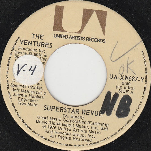 The Ventures : Superstar Revue (7", Single)