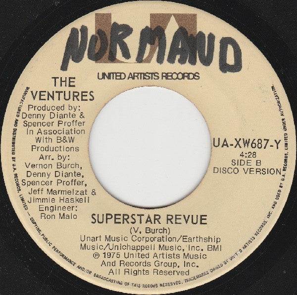 The Ventures : Superstar Revue (7", Single)