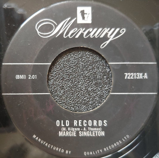 Margie Singleton : Old Records / How Do You Celebrate Goodbye (7", Single)
