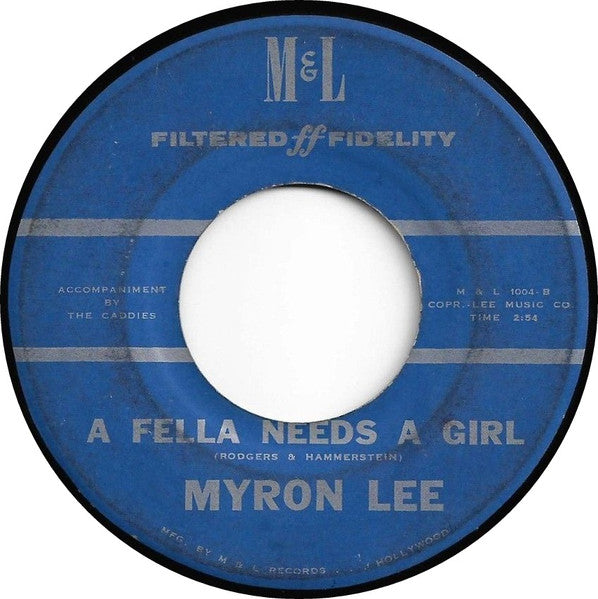 Myron Lee & The Caddies : Peter Rabbit / A Fella Needs A Girl (7")