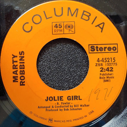 Marty Robbins : Jolie Girl / The City (7", Single)