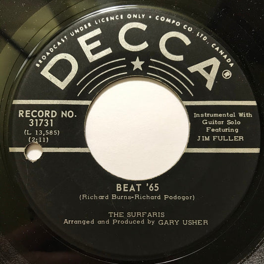 The Surfaris : Beat '65 / Black Denim (7")
