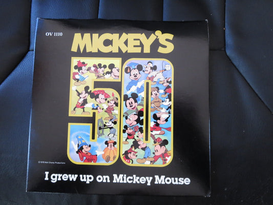 Laura Yager : I Grew Up On Mickey Mouse (7")