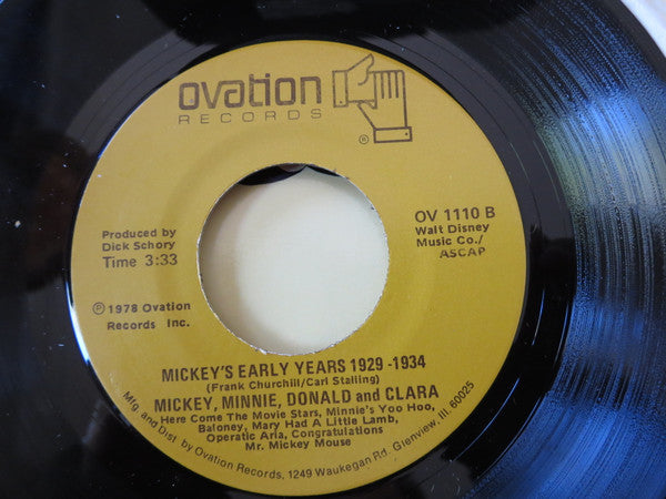 Various : I Grew Up On Mickey Mouse (7")