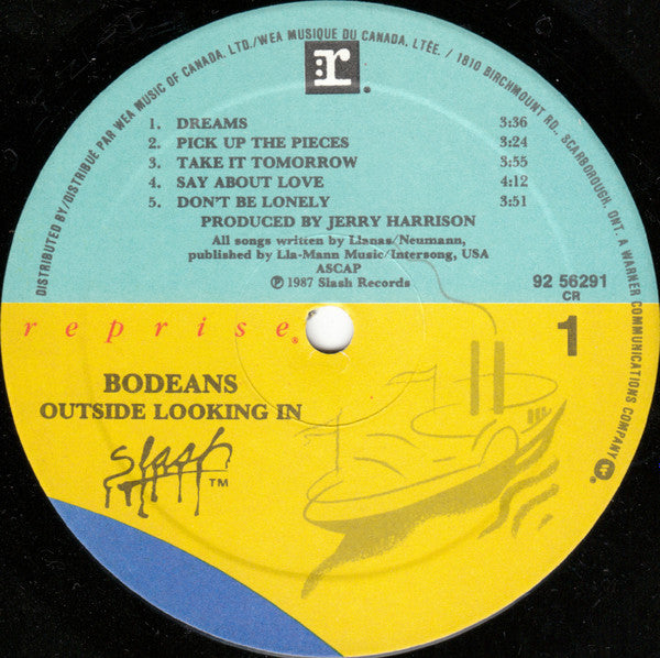BoDeans : Outside Looking In (LP, Album)