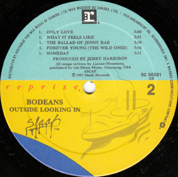 BoDeans : Outside Looking In (LP, Album)