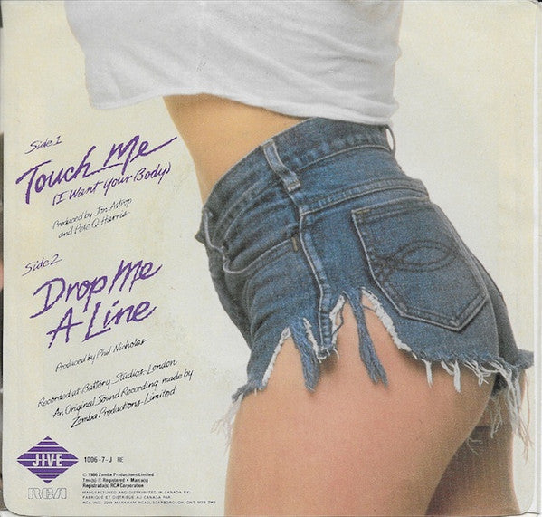 Samantha Fox : Touch Me (I Want Your Body) (7", Single)