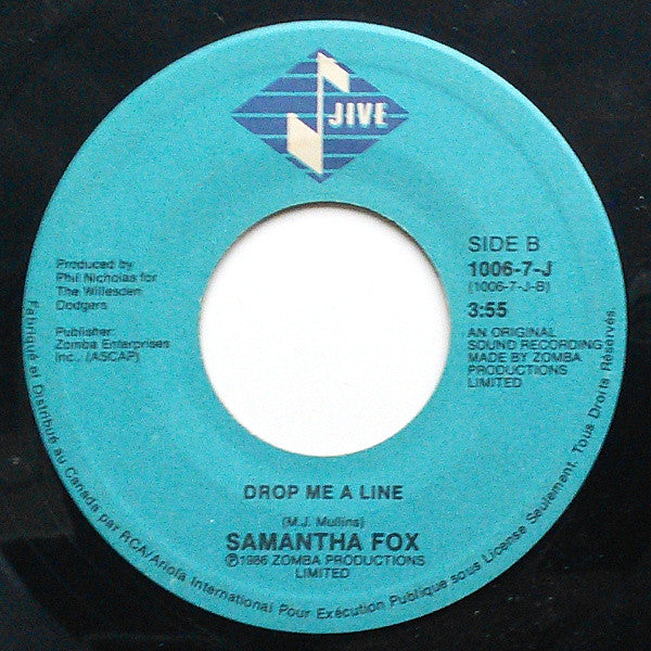 Samantha Fox : Touch Me (I Want Your Body) (7", Single)