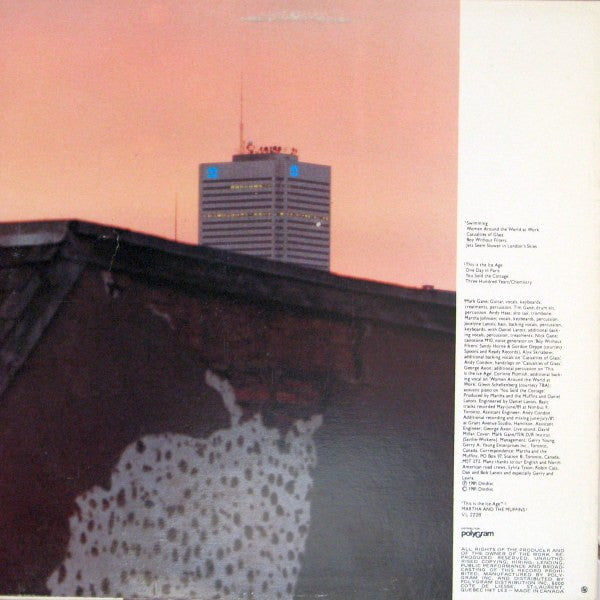 Martha And The Muffins : This Is The Ice Age (LP, Album)