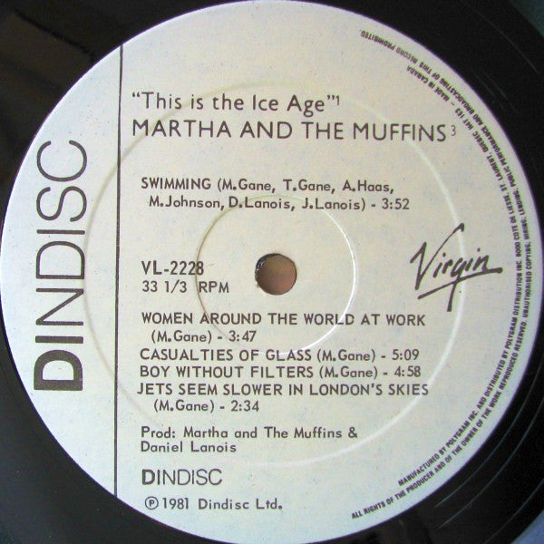 Martha And The Muffins : This Is The Ice Age (LP, Album)