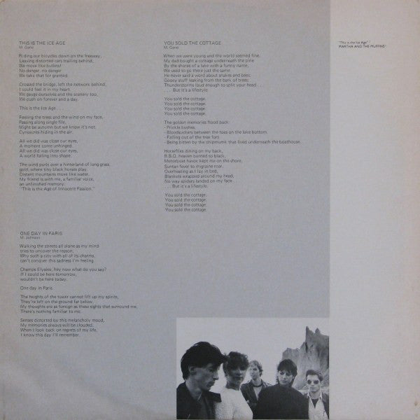 Martha And The Muffins : This Is The Ice Age (LP, Album)