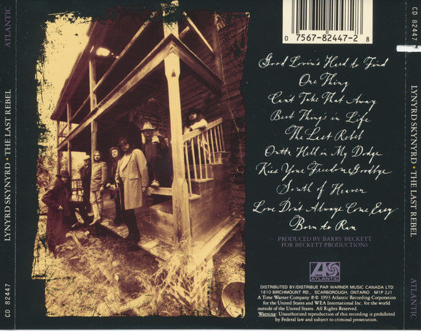 Lynyrd Skynyrd : The Last Rebel (CD, Album)