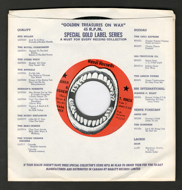 Canada Goose : Higher & Higher (7", Single)