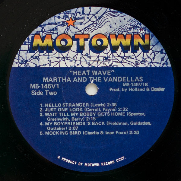 Martha Reeves & The Vandellas : Heat Wave (LP, Album, RE)