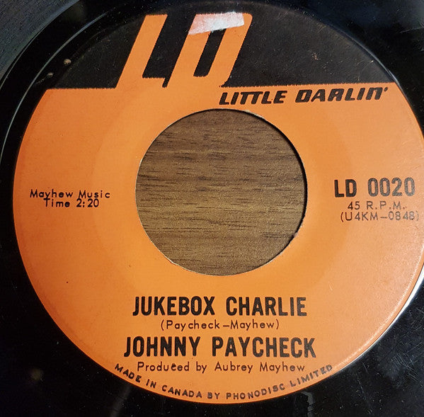 Johnny Paycheck : Jukebox Charlie / Something In Your World (7", Single)