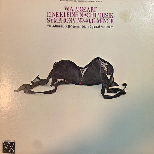 Wolfgang Amadeus Mozart, Sir Adrian Boult Conducts Orchester Der Wiener Staatsoper : Eine Kleine Nachtmusik / Symphony No. 40 in G Minor (LP, Album)