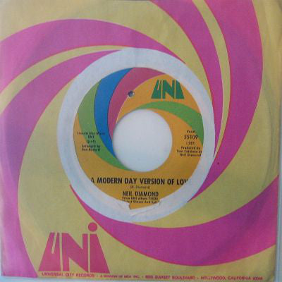 Neil Diamond : Brother Love's Travelling Salvation Show / A Modern Day Version Of Love (7")