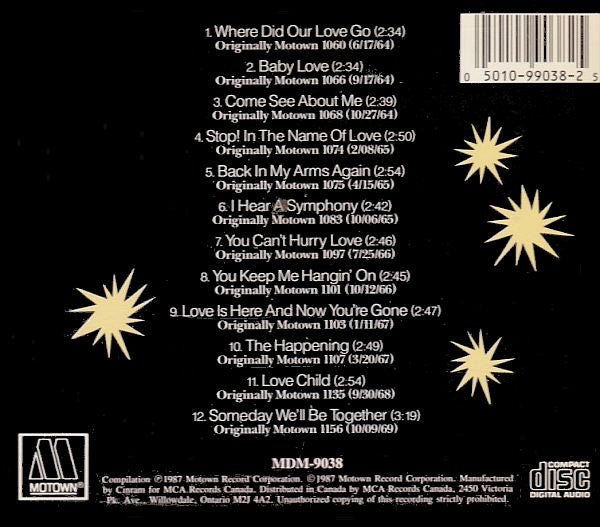 Diana Ross And The Supremes* : Every Great #1 Hit (CD, Comp)