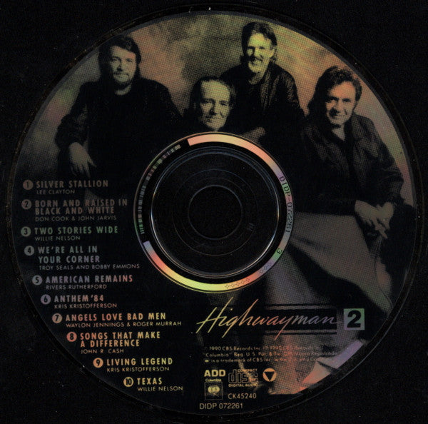 Nelson* / Cash* / Jennings* / Kristofferson* : Highwayman  2 (CD, Album)