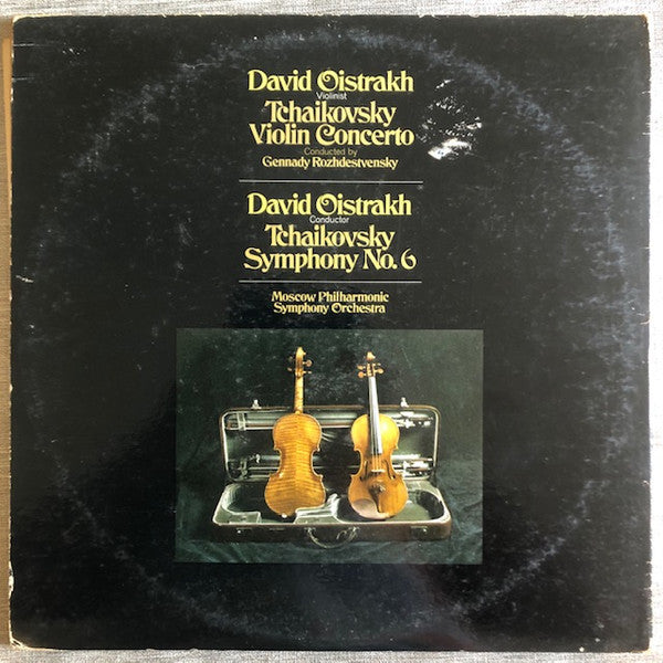 Pyotr Ilyich Tchaikovsky, David Oistrach, Moscow Philharmonic Orchestra : In Concert ( Recorded Live In The Moscow Conservatory During David Oistrakh's 60th Birthday Celebration) (2xLP, RE)