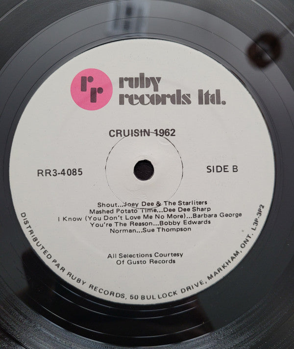 Various : Cruisin' 1962 (LP, Comp)