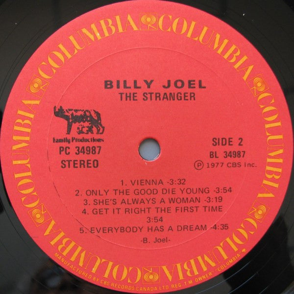 Billy Joel : The Stranger (LP, Album)