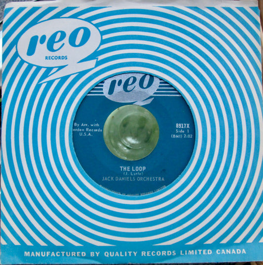 Jack Daniels Orchestra : The Loop / Moonbeams (7", Single, Mono)
