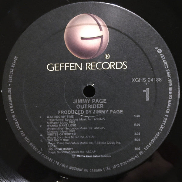 Jimmy Page : Outrider (LP, Album)