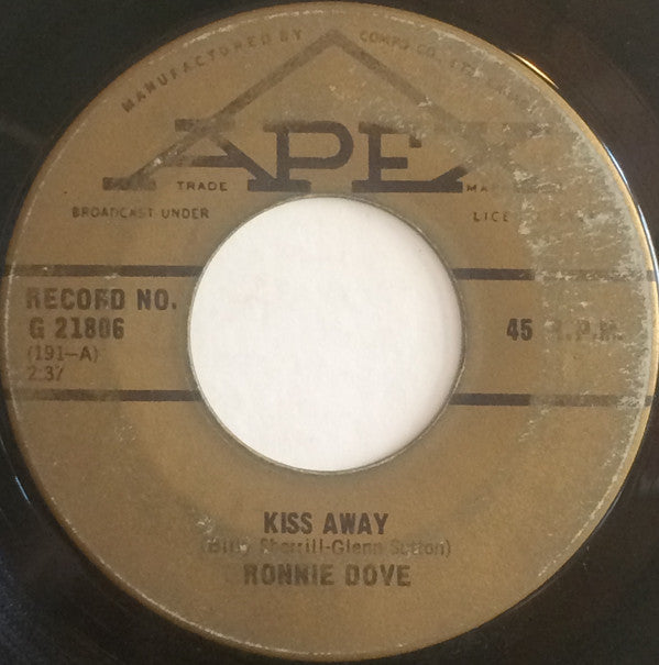 Ronnie Dove : When Liking Turns To Loving / Kiss Away (7", Single)