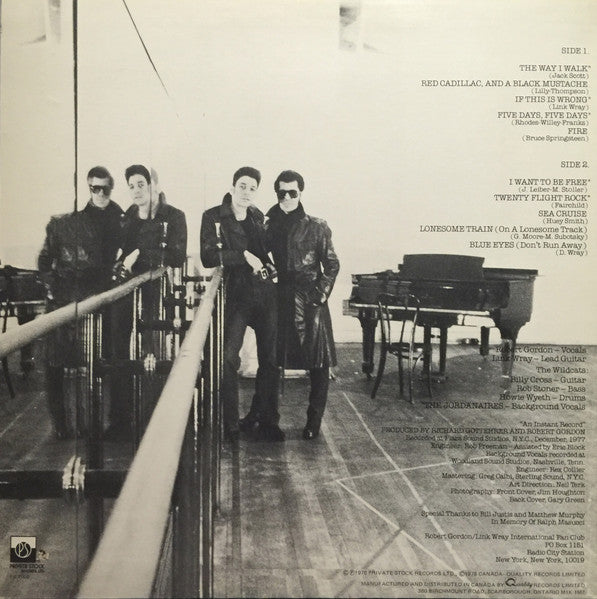 Robert Gordon (2) With Link Wray : Fresh Fish Special (LP, Album)