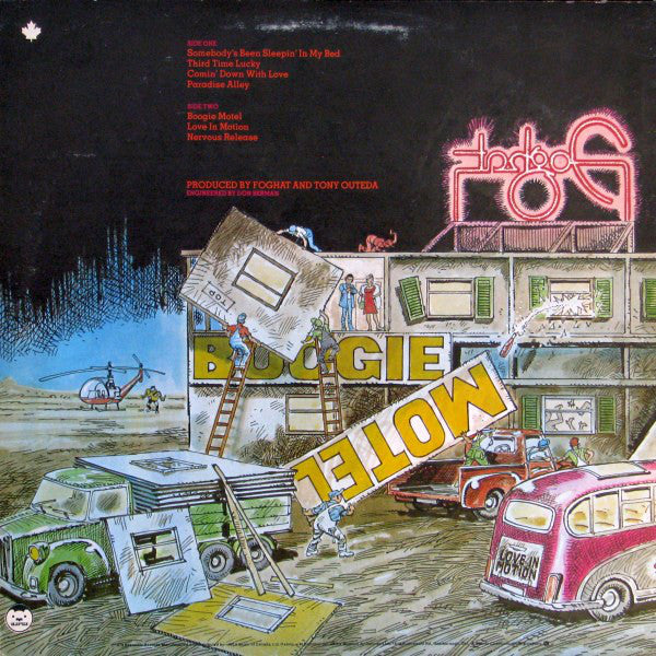 Foghat : Boogie Motel (LP, Album)