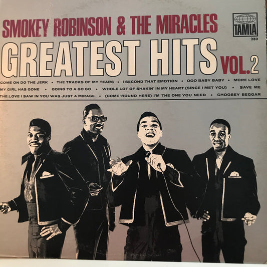 The Miracles : Smokey Robinson And The Miracles Greatest Hits Vol. 2 (LP, Comp, Ter)