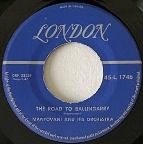 Mantovani And His Orchestra : Around The World / The Road To Ballingarry (7")