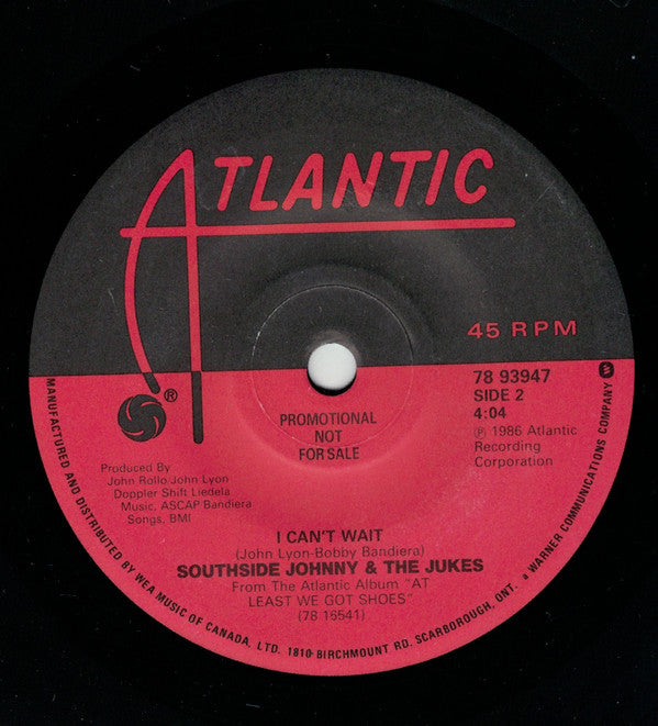 Southside Johnny & The Asbury Jukes : Walk Away Renee (7", Single, Promo)